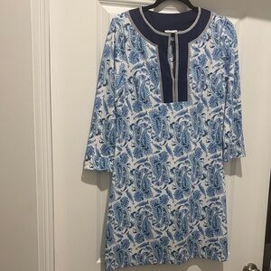 Cabana Life Navy and White Dress